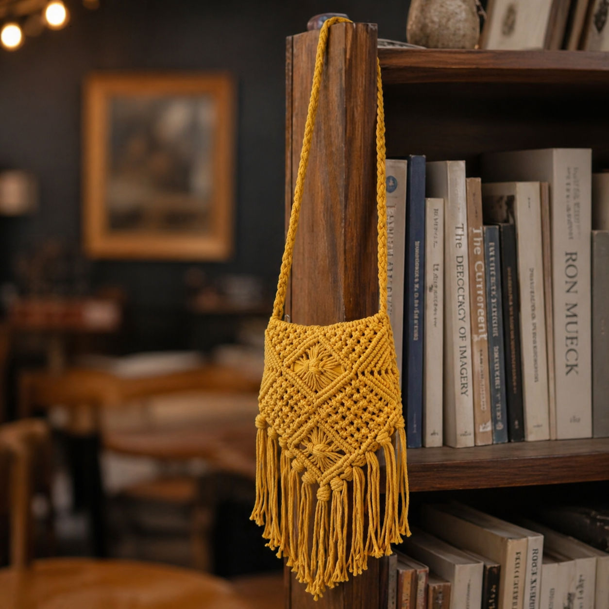 Boho Chic Macrame Bag Handcrafted Macrame Bag